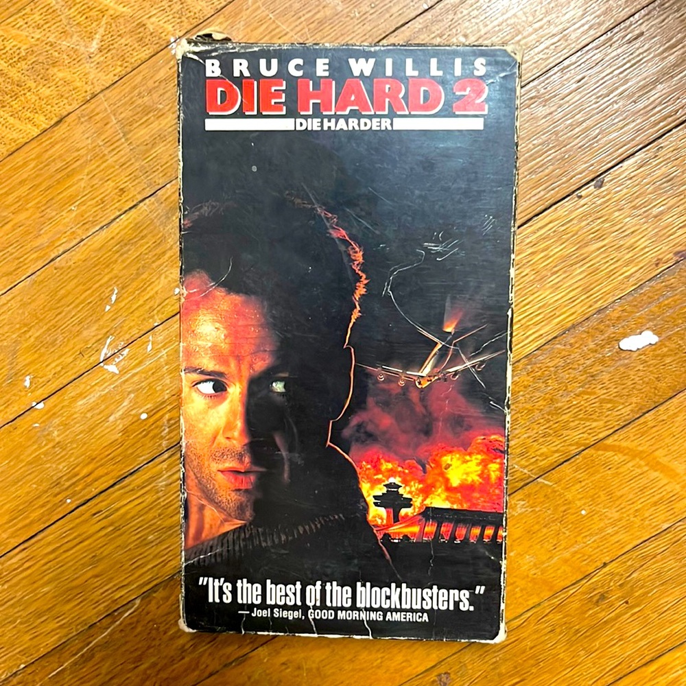 1991 Die Hard 2 Die Harder vintage VHS tape